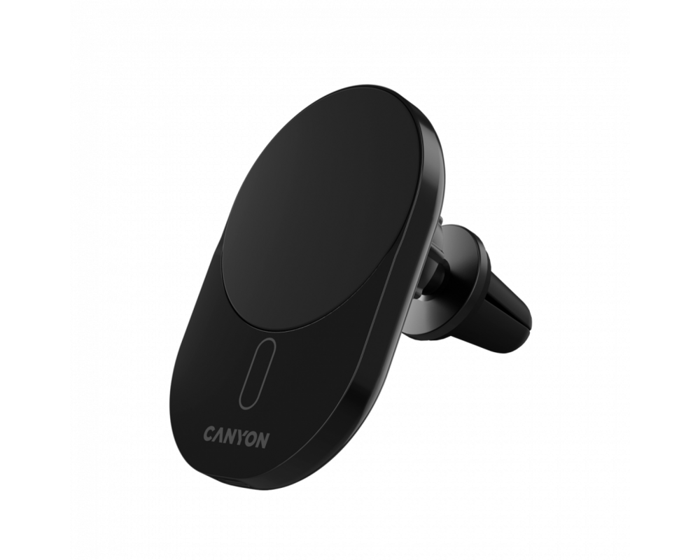 Зарядно CANYON OnGrip 105 15W Qi2 Wireless Black