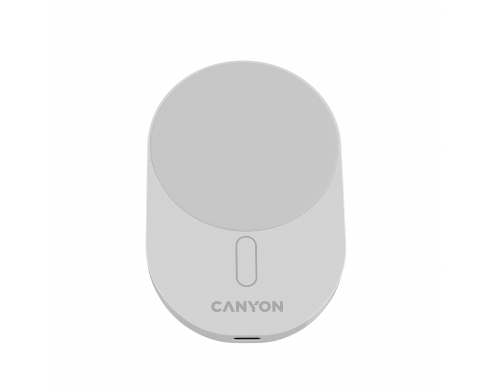 Зарядно CANYON OnGrip 105 15W Qi2 Wireless White 5