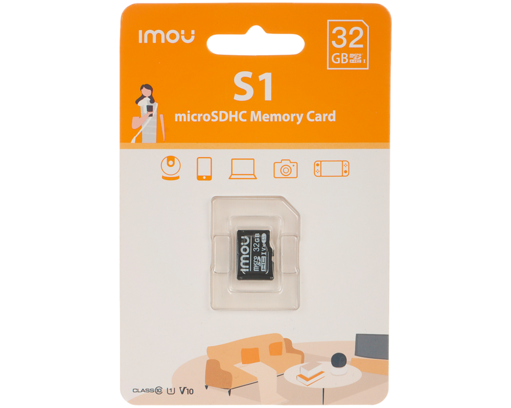 Флаш карта Imou 32GB micro SDHC 2
