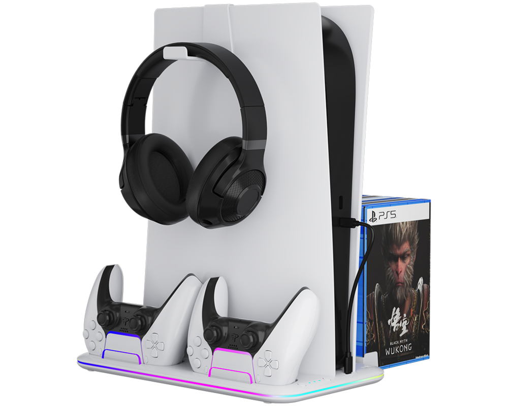 Джойстици и Геймпадове CANYON cooling stand CS-51 RGB PS5 Slim/... 4