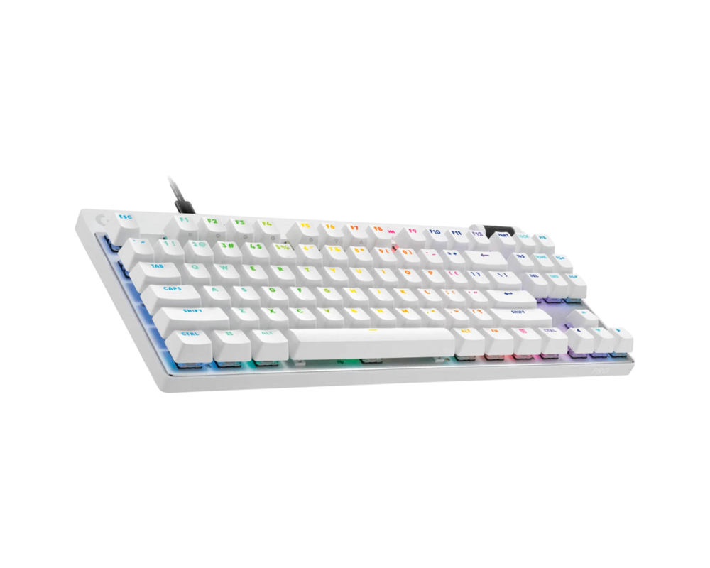 Клавиатура Геймърска механична клавиатура Logitech G Pro X Rapid TKL - White, magnetic-analog switch 7