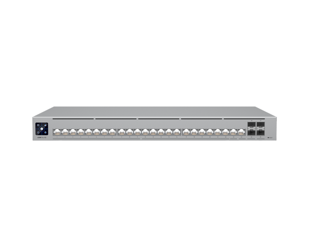 Switch (Комутатор) 24-портов гигабитен комутатор Ubiquiti UniFi Switch Pro HD 24 USW-Pro-HD-24 7