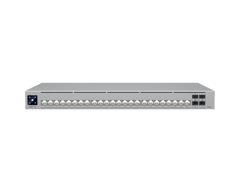 Switch (Комутатор) 24-портов гигабитен комутатор Ubiquiti UniFi Switch Pro HD 24 USW-Pro-HD-24 8