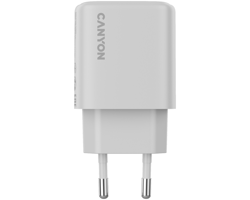Зарядно CANYON OnCharge 250 25W 1xPD EU White 2