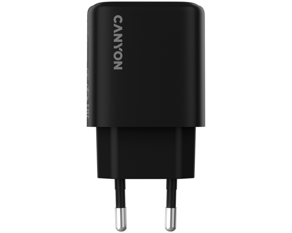 Зарядно CANYON OnCharge 200 20W 1xPD EU Black 2