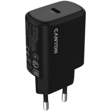  CANYON OnCharge 250 25W 1xPD EU Black 820396 CNE-CHA250-11 на топ цена - PIC.bg