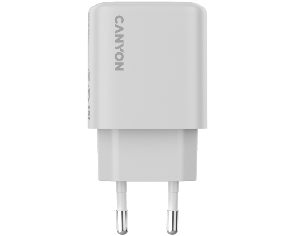Зарядно CANYON OnCharge 200 20W 1xPD EU White 2
