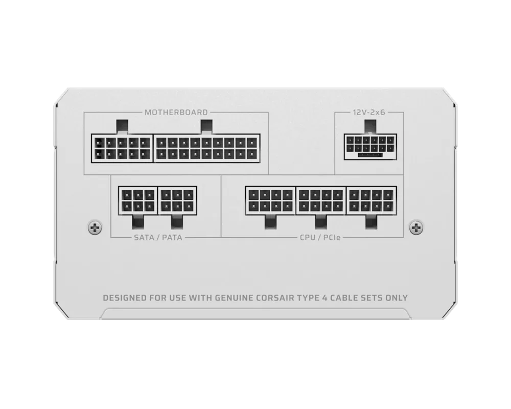 Захранване Corsair RMe White Series, RM750e White, 750 Watt, Cybenetics Gold Certified, Fully Modular Power Supply 2