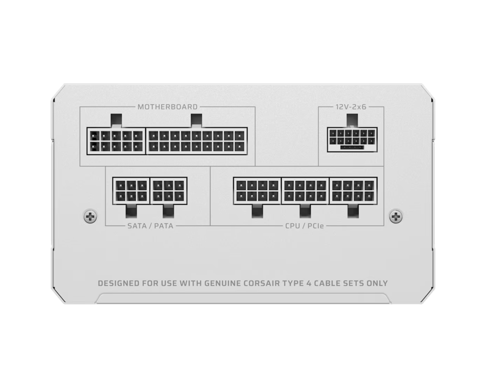 Захранване Corsair RMe White Series, RM750e White, 750 Watt, Cybenetics Gold Certified, Fully Modular Power Supply 3