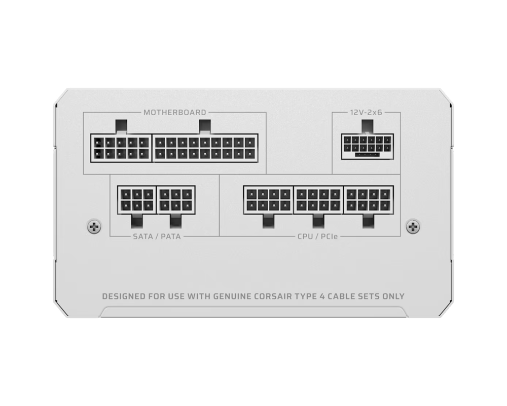 Захранване Corsair RMe White Series, RM850e White, 850 Watt, Cybenetics Gold Certified, Fully Modular Power Supply 3