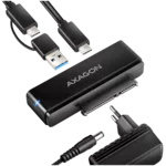 <span>Адаптери</span> AXAGON ADSA-FPX USB-C 10Gbps - SATA 6G 2.5"/3.5" SSD/HDD FAST PORT X adapter incl. AC <span class='catalog-num-in-name'>ADSA-FPX</span> - 