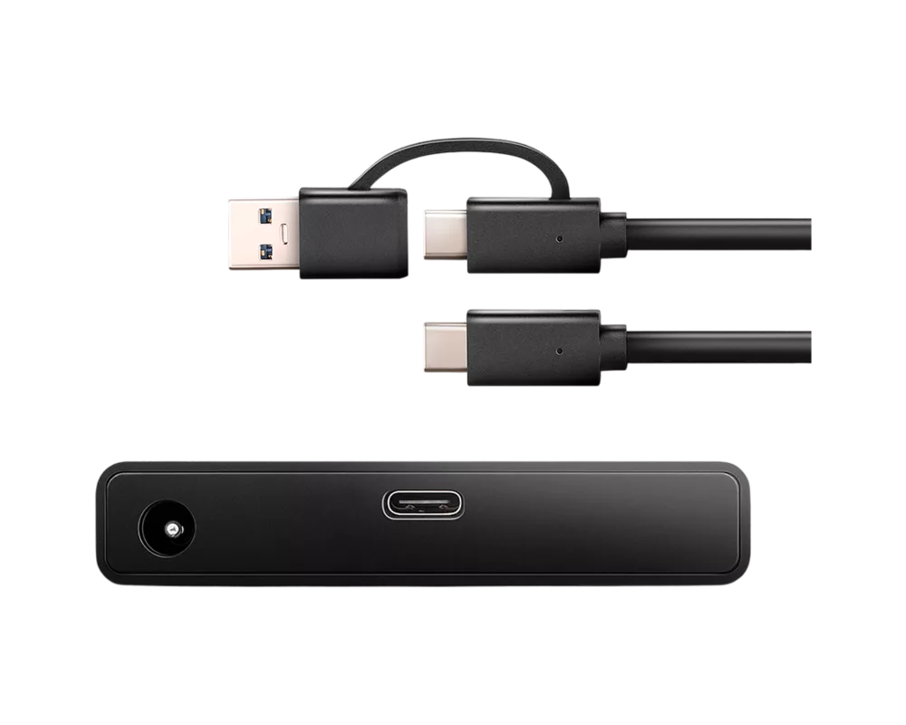 Адаптери AXAGON ADSA-FPX USB-C 10Gbps - SATA 6G 2.5"/3.5" SSD/HDD FAST PORT X adapter incl. AC 2