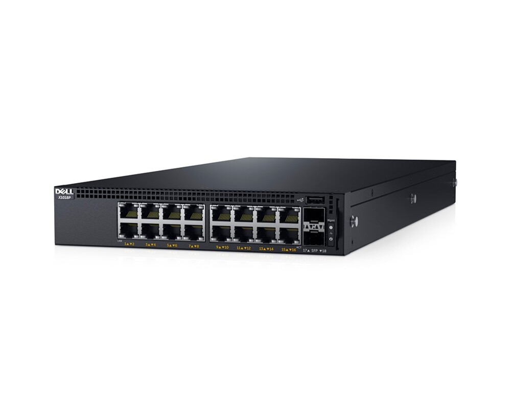 Switch (Комутатор) Dell Networking X1018P Smart Web Managed Switch