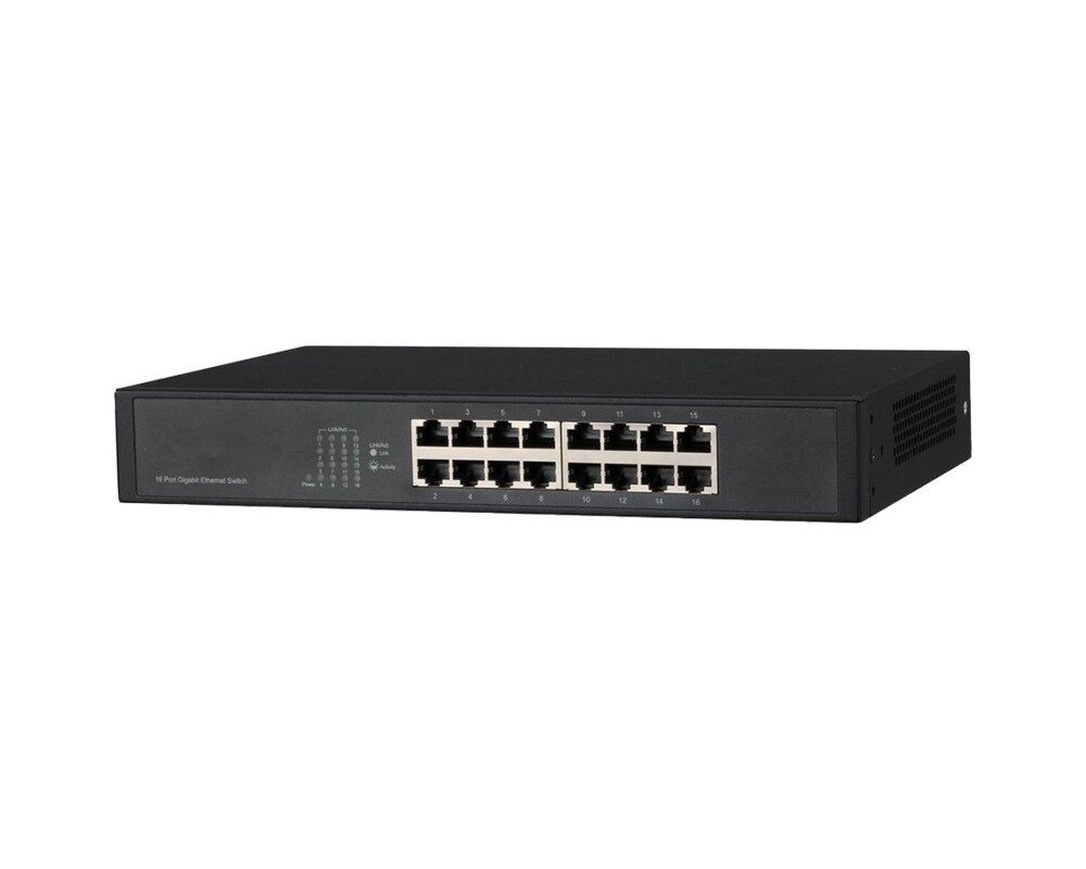 Switch (Комутатор) Dahua 16-Port 10/100/1000 Layer 2 unmanaged Switch