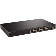  DELL PowerConnect 3524P Managed 24 10/100/4 Gigabit Ethernet 2 SFP Stackable Switch with PoE 823384 PC3524 на топ цена - PIC.bg