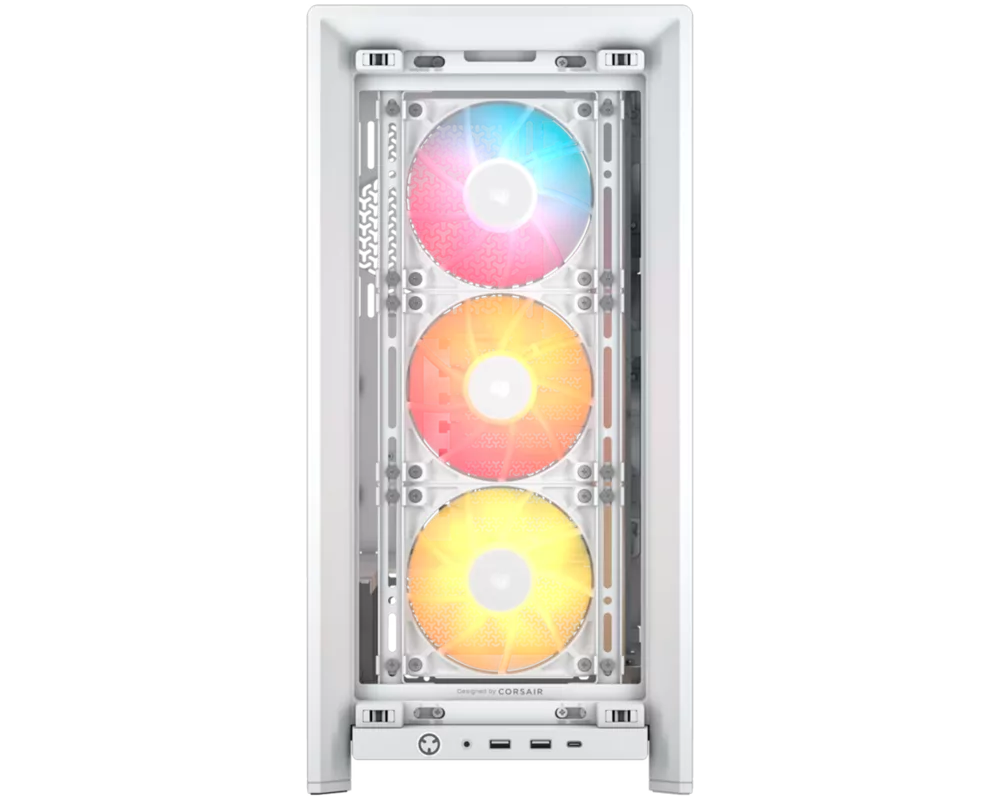 Кутия Corsair FRAME 4000D RS ARGB Mid-Tower, White 2