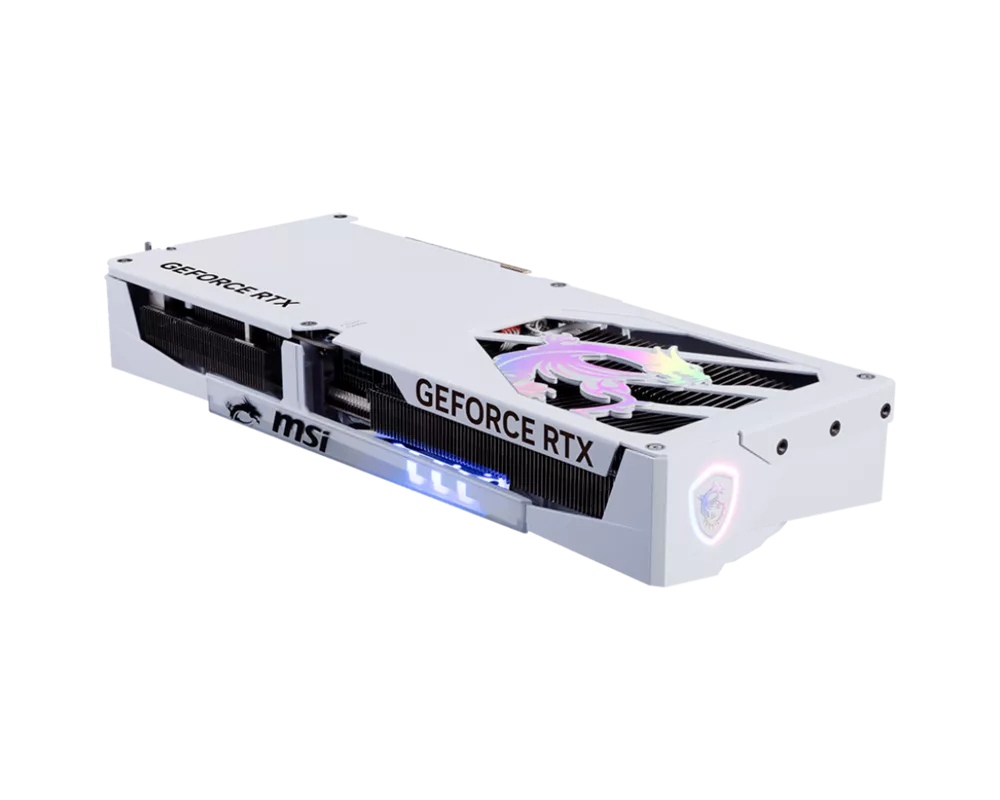 Видеокарта MSI Nvidia GeForce RTX 5070 TI 16G GAMING TRIO OC WHITE 3