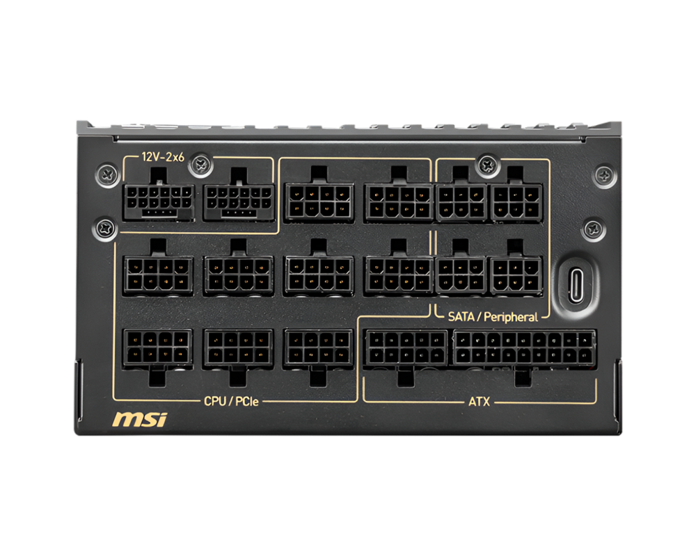 Захранване MSI MEG Ai1600T PCIE5 Power Supply 1600W 3
