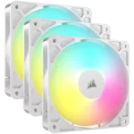 <span>Вентилатор</span> CORSAIR RS120 ARGB White, 120mm ARGB Fan, Triple Pack <span class='catalog-num-in-name'>CO-9050185-WW</span> - 