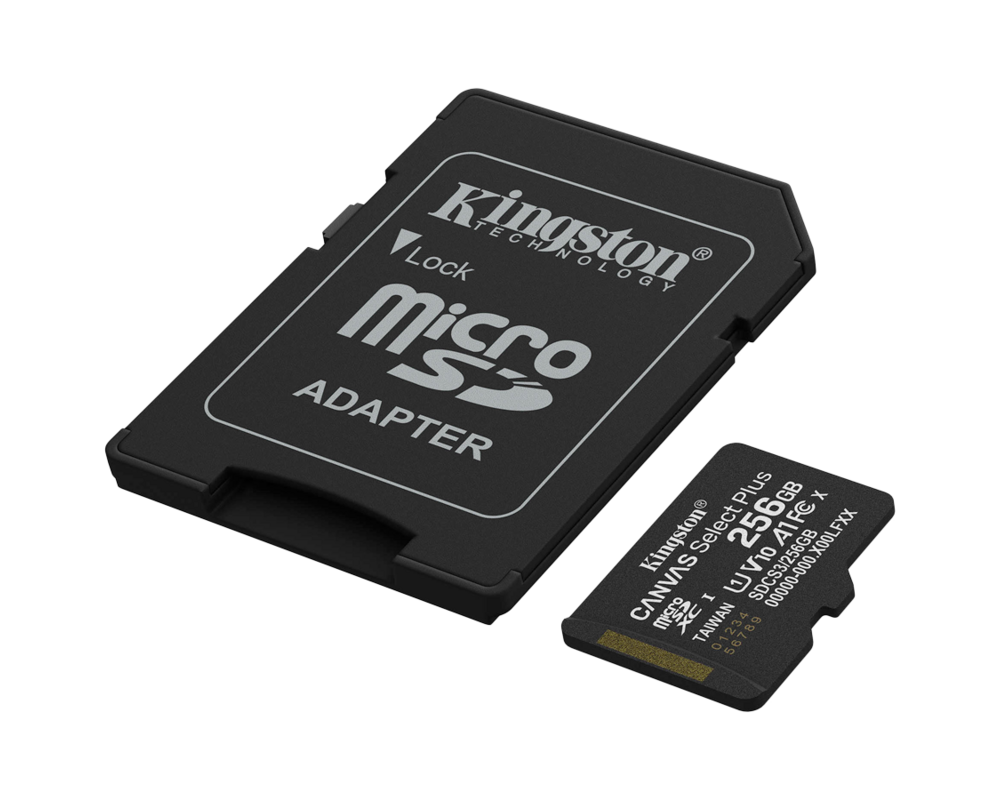 Флаш карта KINGSTON 256GB microSDXC Canvas Select Plus Gen3 150MB 7