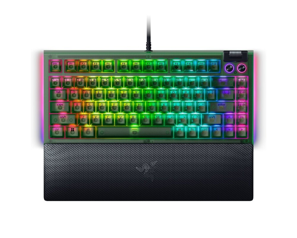 Клавиатура Razer BlackWidow V4 75% Phantom Green Edition