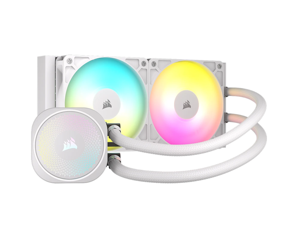 Охладител за процесор Corsair NAUTILUS 240 ARGB White, 240mm Radiator, Liquid CPU Cooler 2