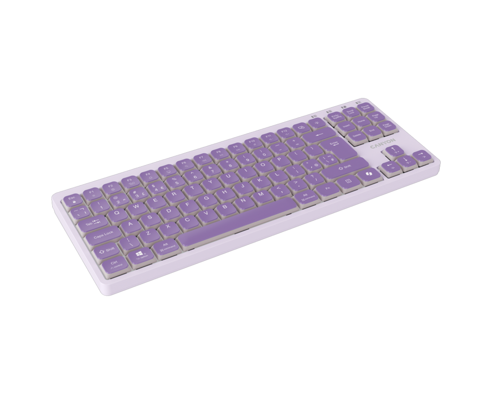 Клавиатура CANYON Keyboard OnType 10 Low Profile EN... 3