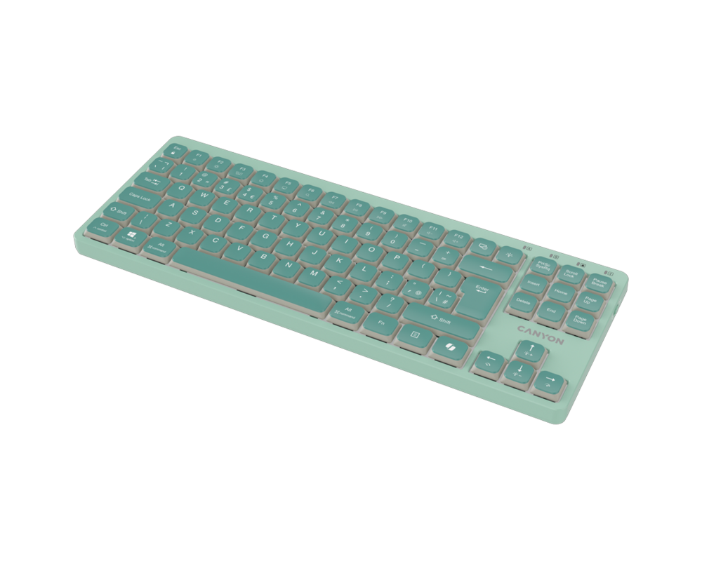 Клавиатура CANYON Keyboard OnType 10 Low Profile EN... 4