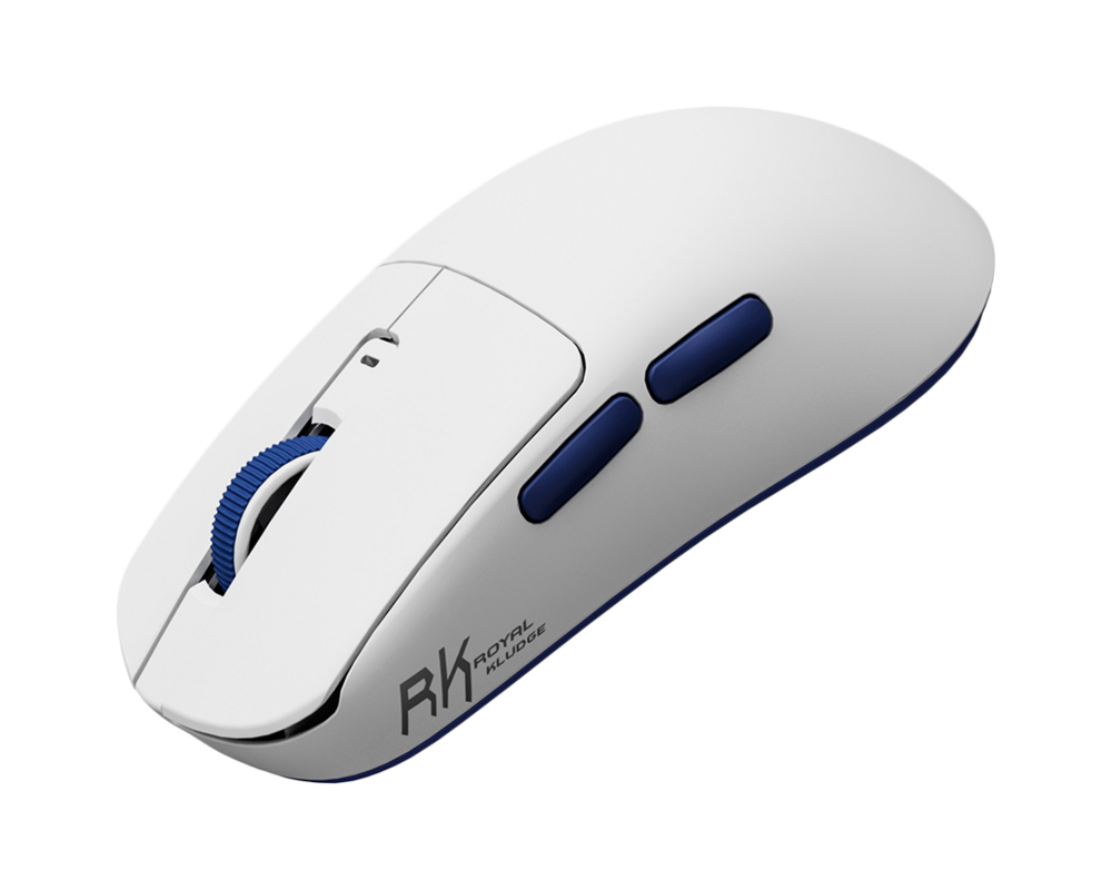 Мишка ROYAL KLUDGE M30 White Blue Gaming Mouse... 2