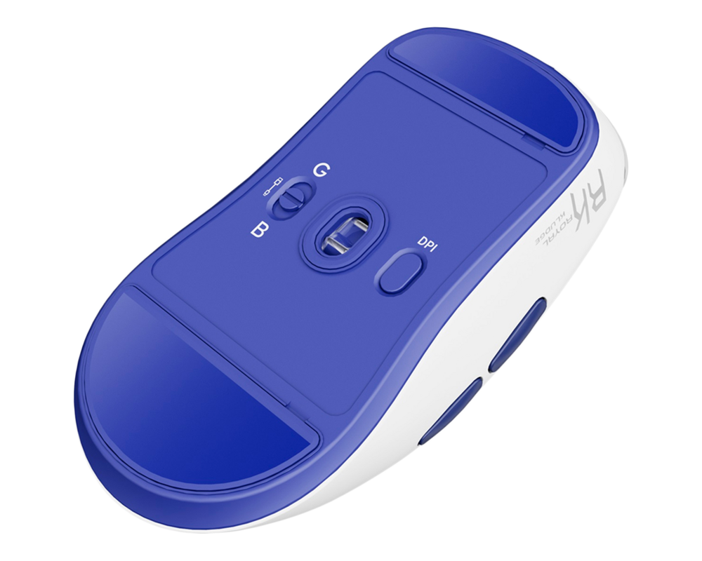 Мишка ROYAL KLUDGE M30 White Blue Gaming Mouse... 5