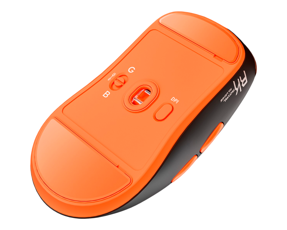 Мишка ROYAL KLUDGE M30 Black Orange Gaming Mou... 5