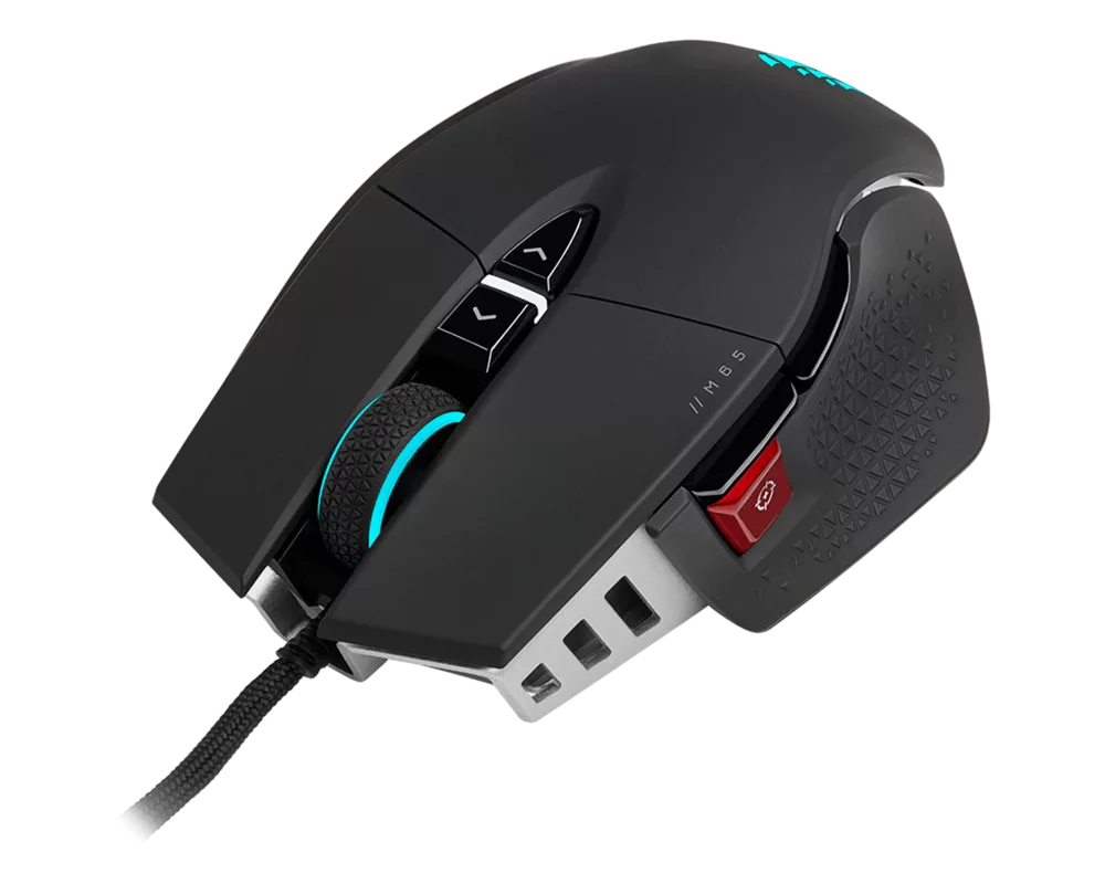 Мишка CORSAIR M65 RGB ULTRA Gaming Mouse, Backlit RGB LED, Optical, Silver ALU, Black 2