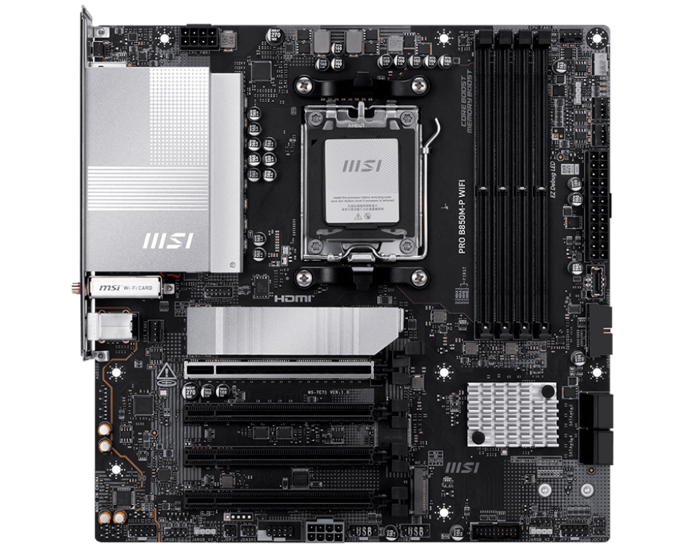 Дънна платка MSI PRO B850M-P WIFI 2