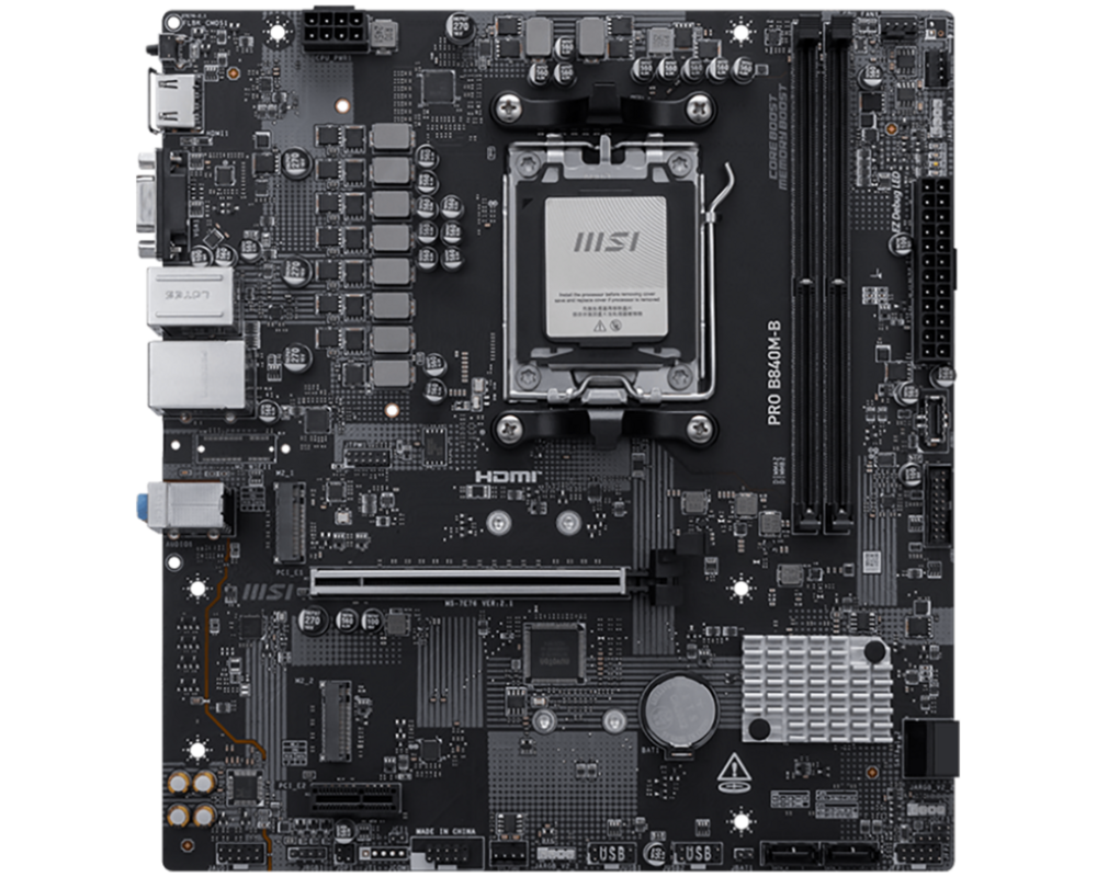 Дънна платка MSI PRO B840M-B 2