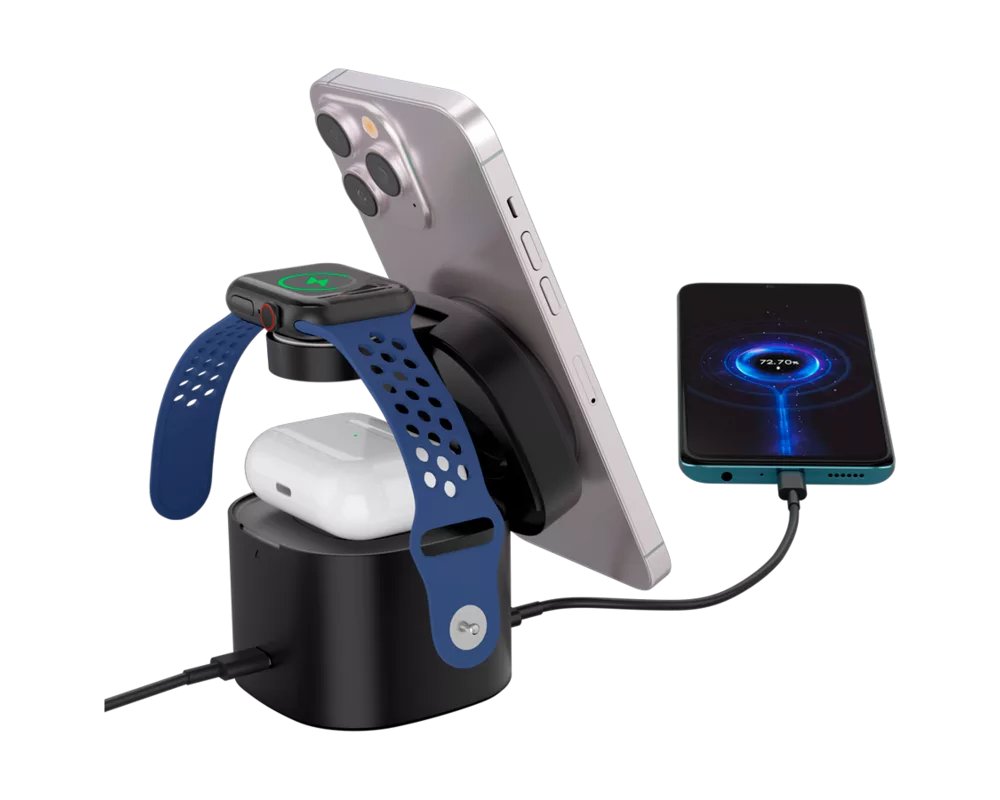 Зарядно Canyon 4 in 1 Wireless Charging Stand 4
