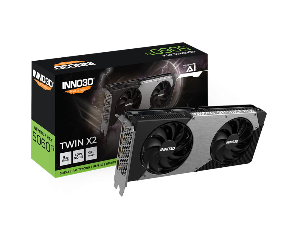 Видеокарта INNO3D GEFORCE RTX 5060 Ti 8GB TWIN X2 8... 4