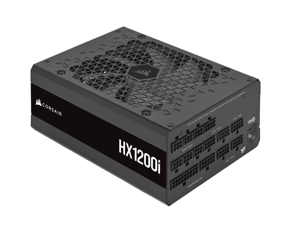 Захранване iCUE LINK HXi SHIFT Series, iCUE LINK HX1200i SHIFT, 1200 Watt, Cybenetics Platinum, Fully Modular, Power Supply, C14 Version 2