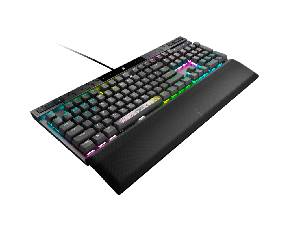 Клавиатура CORSAIR K70 MAX RGB Magnetic-Mechanical Backlit RGB LED MGX Black PBT Keycaps 2