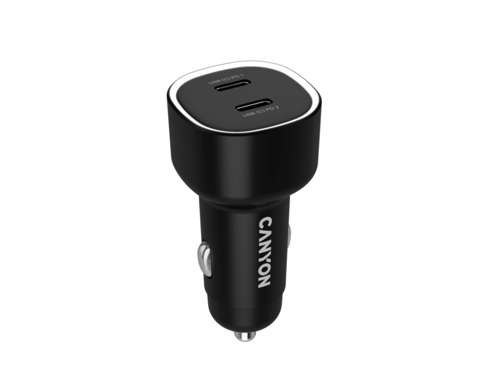 Зарядно CANYON OnDrive 60 PD 60W 2xUSB-C Black 3