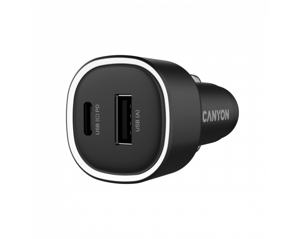 Зарядно CANYON OnDrive 85 PD 85W USB-A+USB-C Bla... 2