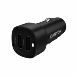 <span>Зарядно</span> CANYON OnDrive 24 24W 2xUSB-A Black <span class='catalog-num-in-name'>CNE-CCABR2AA</span> - 