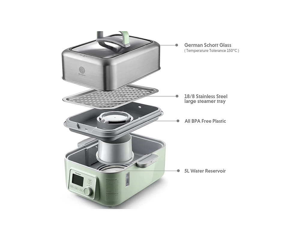 Ютия и парогенератор BUYDEEM All in one Food Steamer 10L 3