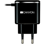 <span>Зарядно</span> CANYON H-041 2.1A/USB-A built-in MicroUS... <span class='catalog-num-in-name'>CNE-CHA041BS</span> - 