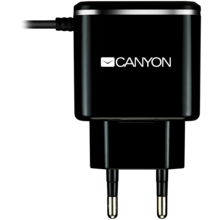  CANYON H-041 2.1A/USB-A built-in MicroUS... 875607 CNE-CHA041BS на топ цена - PIC.bg