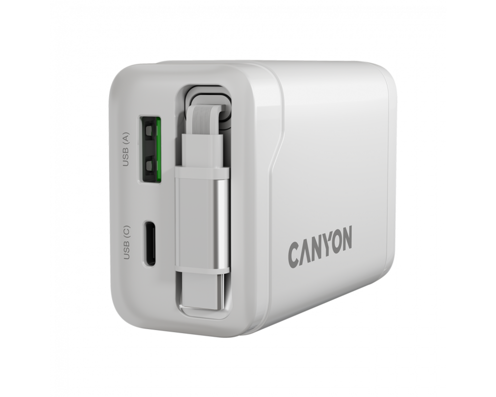Зарядно CANYON OnCharge 65RC Build-In Cable USB-... 8