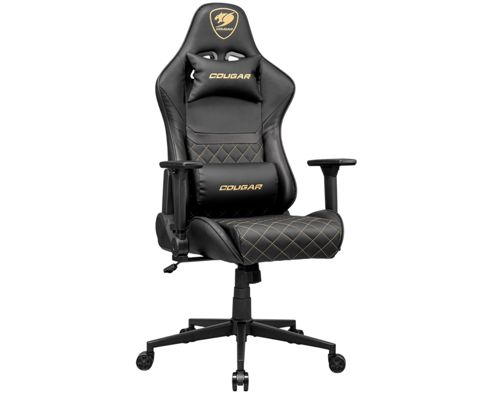 Геймърски стол COUGAR ARMOR ONE V2 Gold Gaming chair 2