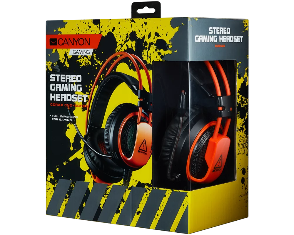 Слушалки CANYON Gaming headset 3.5mm jack plus USB connector for vibration function 4