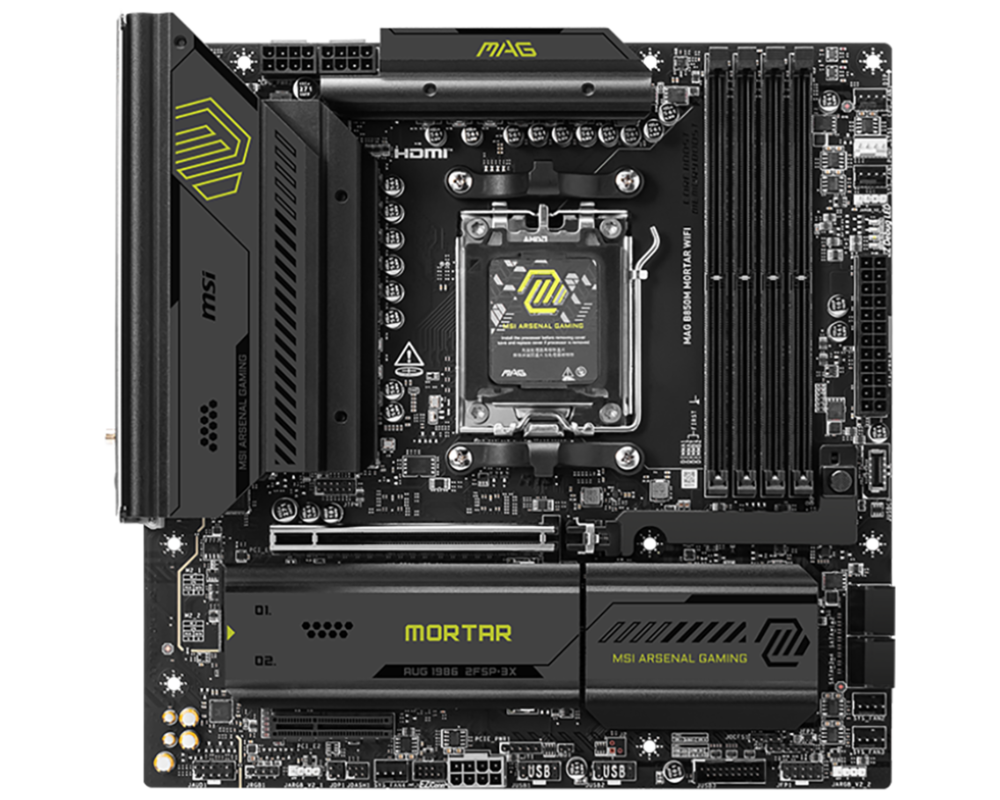 Дънна платка MSI B850M MORTAR WIFI 2