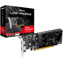  ASROCK AMD Radeon RX 6400 Low Profile 4G... 880815 RX6400 LP 4G на топ цена - PIC.bg