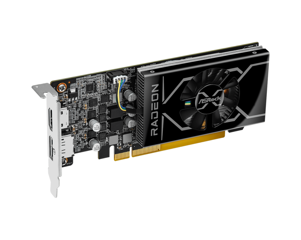 Видеокарта ASROCK AMD Radeon RX 6400 Low Profile 4G... 3